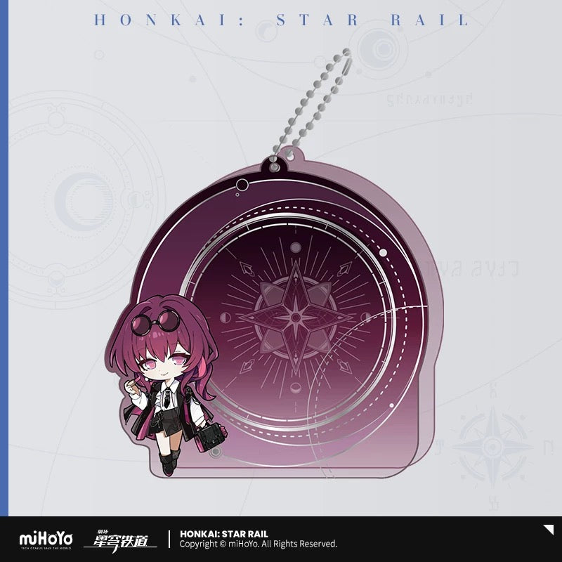 Honkai Star Rail Acheron and Kafka Acrylic Badge Holder