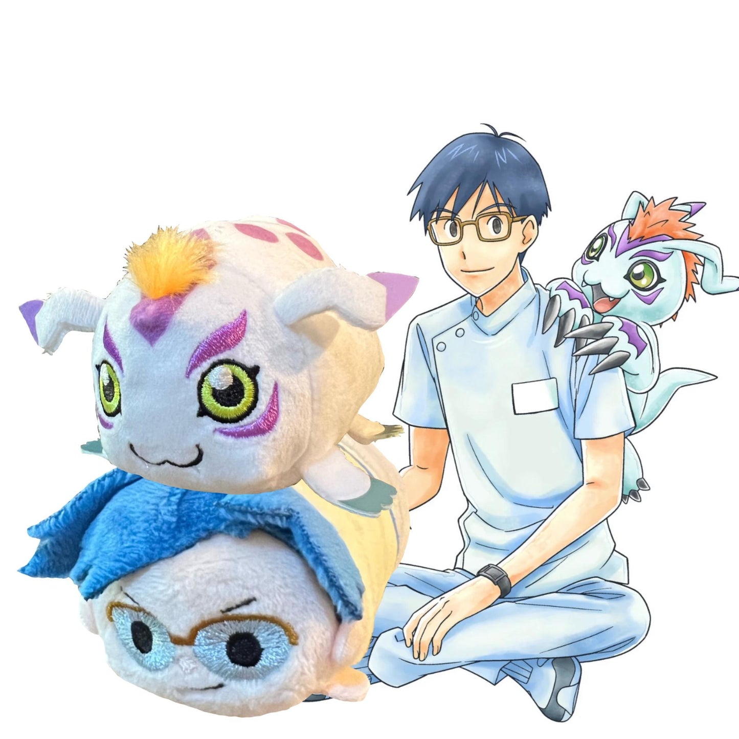 Digimon Digi Digi Otedama Tsum Tsum Plush