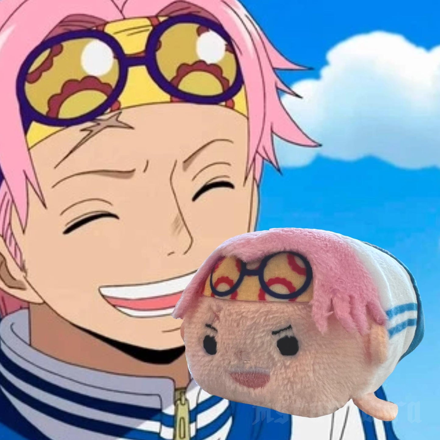 One Piece Mugi Mugi Otedama Tsum Tsum Plush