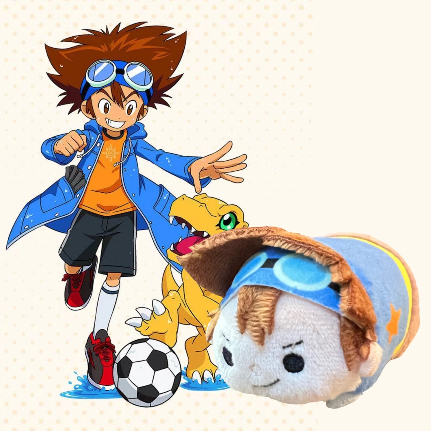Digimon Digi Digi Otedama Tsum Tsum Plush