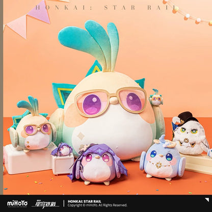 Star Rail Origami Bird Plush and Keychain Aventurine, Robin and Black Swan Owlbert Parlor Series from Mihoyo