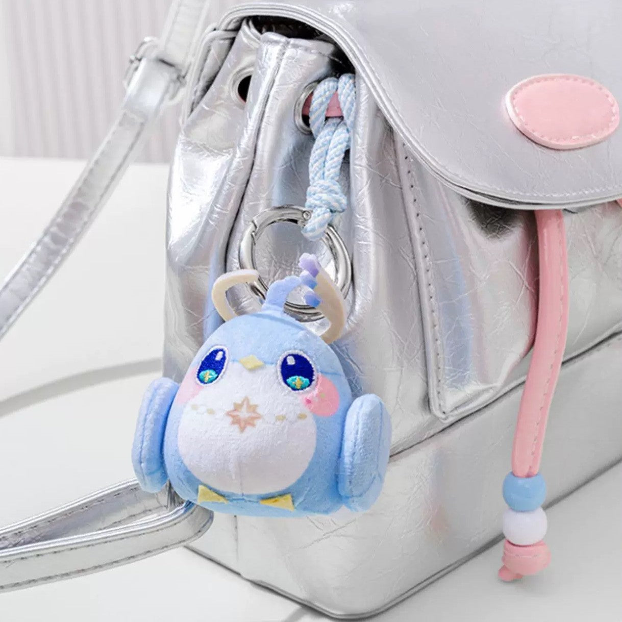 Star Rail Origami Bird Plush and Keychain Aventurine, Robin and Black Swan Owlbert Parlor Series from Mihoyo