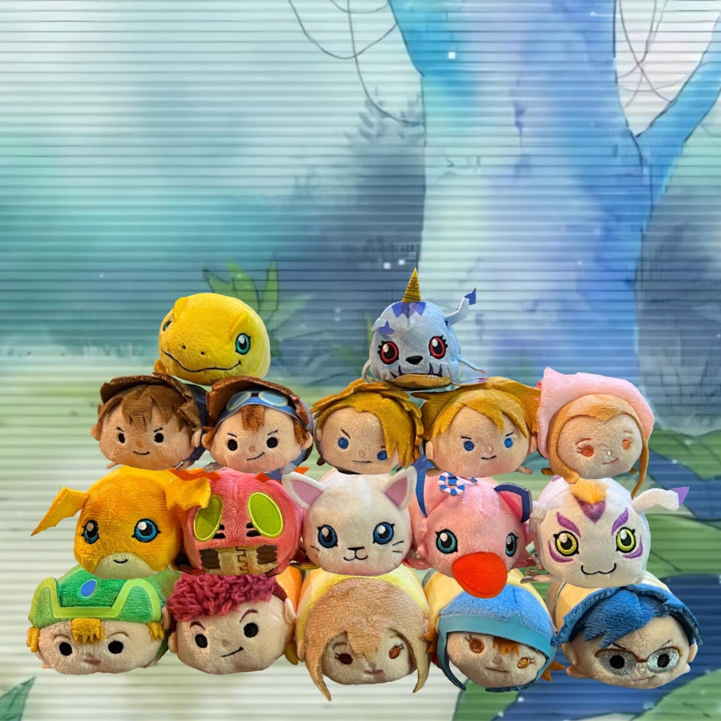 Digimon Digi Digi Otedama Tsum Tsum Plush
