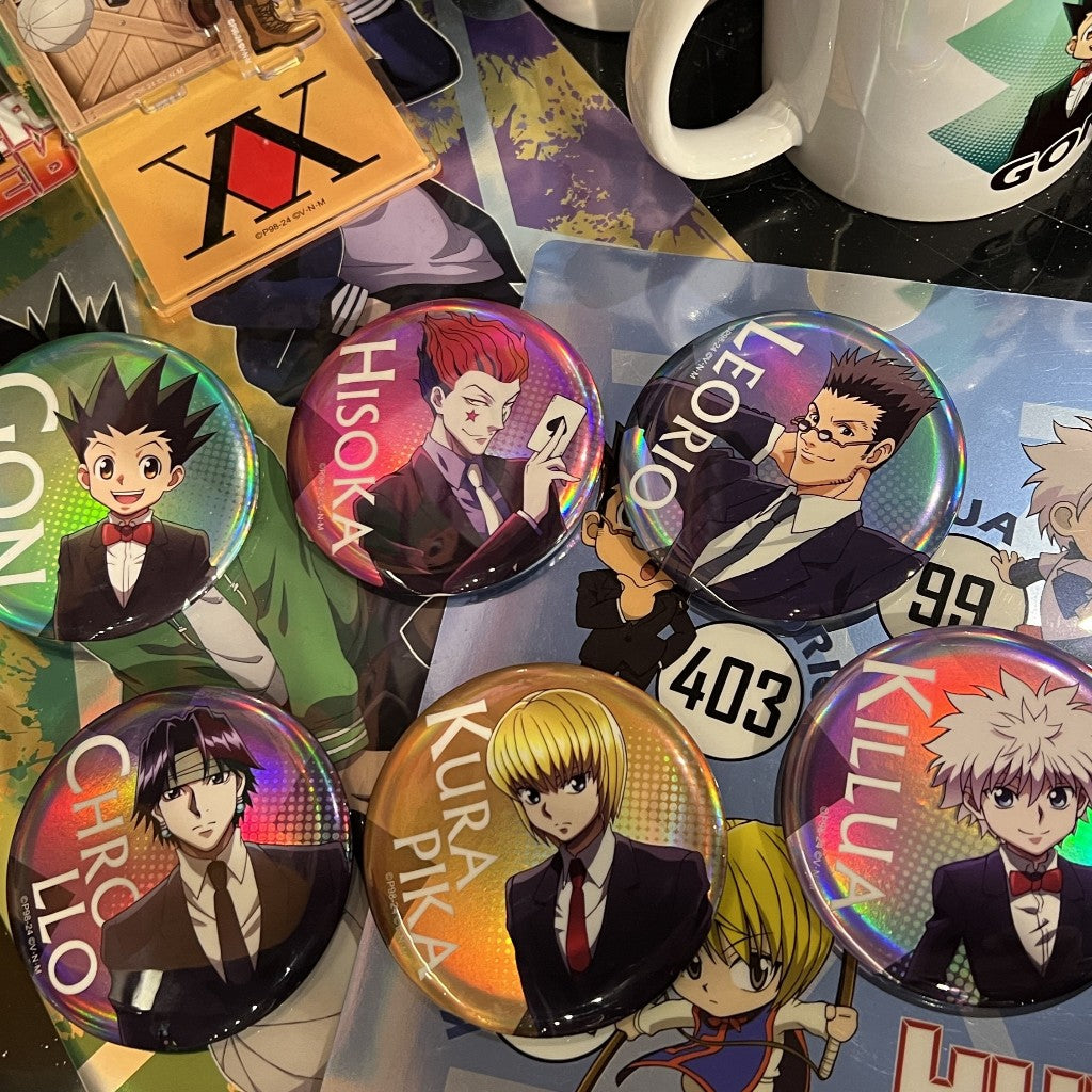 Hunter x Hunter Taipei Pop Up Cafe Badge [Random]