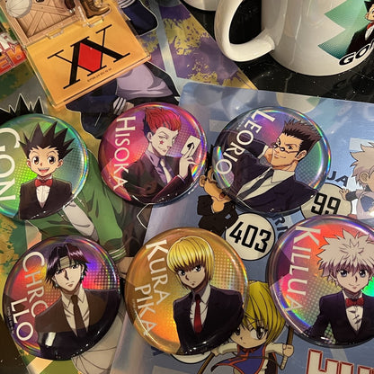 Hunter x Hunter Taipei Pop Up Cafe Badge [Random]